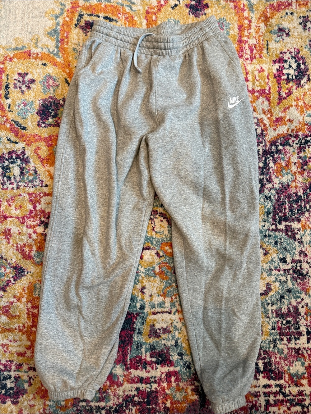 Nike Kids Gray Heather Jogger Sweatpants
